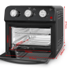 Pizza Oven & Bread Machine, French Double-Door Air Fryer with 12.5 Quart Capacity, 1500W Power, 360° Air Circulation, 4 Cooking Modes