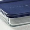 Anchor Hocking Glass Food Storage Containers with Lids, 3 Cup Rectangular, Set of 2
