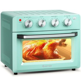 19 Qt Dehydrate Convection Air Fryer Toaster Oven with 5 Accessories