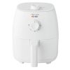 2.2 QT Air Fryer, Arctic White - Automatic Shutoff