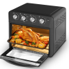6-in-1 Oven, 27.5QT, 1600w, 4 Preset Menus, Air Fry, Pizza, Bake, Grill, Toast, Keep Warm, Bread Baking, Dehydration, Defrost