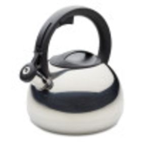 2.3 Quart Stainless Steel Egg-Shaped Whistling Tea Kettle, Induction Safe, Stainless Steel