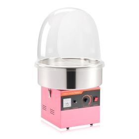 Electric Cotton Candy Machine, 1000W Electric Floss Maker With Cover, Commercial Cotton Candy Machine w/Stainless Steel Bowl & Sugar Scoop