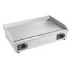 Commercial Electric Griddle, 28.54 x 15.75 in, 2800W, 122-570°F Adjustable Temp Control, Stainless Steel Countertop Flat Top Grill with 2 Spatulas