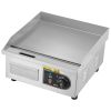Commercial Electric Griddle, 13.98 x 11.81 inch, 1750W, 122-570°F Adjustable Temp Control