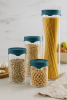 10-Piece Borosilicate Glass Food Storage Set with Airtight Flip-N-Snap Lids – 5 Containers