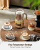 UXQP001M10A   5in1 Flower print electric milk foam device