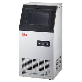 Commercial Ice Maker Freestanding Cabinet Machine 80lbs/24H 36 Ice Cubes
