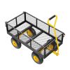 900 Lbs Heavy Duty Steel Garden Cart, Garden Wagon Cart on Wheels