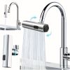 3 in 1 Large-Scale 360° Waterfall Kitchen Faucet - Touch-Controlled, Swivel Spout, Extender for Kitchen Sink