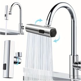 3 in 1 Large-Scale 360° Waterfall Kitchen Faucet - Touch-Controlled, Swivel Spout, Extender for Kitchen Sink