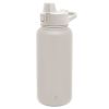 32 fl oz Stainless Steel Summit Water Bottle with Silicone Straw Lid|Almond Birch