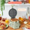 Rotating Belgian Waffle Maker, Sage Green by Drew Barrymore