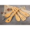 5-Piece Bamboo Kitchen Utensil Set – Cooking Spoons & Tools
