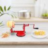 3In 1 Apple Corer Slicer Peeler Manual Rotation Potato Fruit Core Slicer Kitchen Hand Cracking Corer