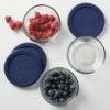 Anchor Hocking Glass Food Storage Containers with Lids, 2 Cup Round, Set of 3