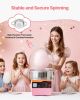 Electric Cotton Candy Machine, 1000W Electric Floss Maker With Cover, Commercial Cotton Candy Machine w/Stainless Steel Bowl & Sugar Scoop