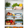 10pc Glass Meal Prep Food Storage Container Set Blue