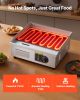 Commercial Electric Griddle, 17.72 x 11.81 inch, 1750W, 122-570°F Adjustable Temp Control, Stainless Steel Countertop Flat Top Grill with 2 Spatulas