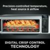 Ninja Foodi 6-in-1 Digital Air Fry Large Toaster Oven, Flip-Away Design, Model SP080