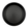 (3 pack) Nonstick Steel 9" x 9" Round Cake Pan, Dark Gray
