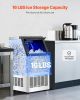 Commercial Ice Maker Freestanding Cabinet Machine 100lbs/24H 36 Ice Cubes
