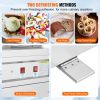 VEVOR Fried Ice Cream Roll Machine, 13.8" x 13.8" Square Stir-Fried Ice Cream Pan