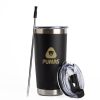 Tumbler 20oz Black Pumas Como No Te Voy A Querer