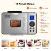 Bread Maker, 19-in-1 2LB Dough Machine, Nonstick Ceramic Pan Automatic Breadmaker with Gluten Free Setting, Whole Wheat Bread Making, Digital