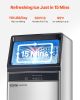 Commercial Ice Maker Freestanding Cabinet Machine 110lbs/24H 50 Ice Cubes