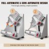 VEVOR Pizza Dough Roller Sheeter, 3-12 Inch Automatic Commercial Pizza Press, 370W Electric 260 Per Hour Dough Roller