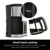 12-Cup Programmable Coffee Brewer, 2 Brew Styles, Adjustable Warm Plate, 60oz Water Reservoir, Black/Stainless Steel, CE250