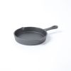 HAWOK Cast Iron Miniture Skillet, mini server, Balck Round Mini pan DIA 5.3inch Pack of 6