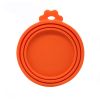 st1pc 3 In 1 Reusable Food Storage Keep Fresh Tin Cover Cans Cap Pet Can Box Cover Silicone Can Lid Hot Kitchen Supply Mould Proof Hot
