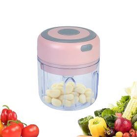 Kitchen Tools Food Blender Rechargeable Mini Garlic Chopper (Type: Kitchen gadgets, Color: Pink)