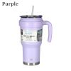 Steel Insulated Mugs i Break Reusable For Hot And Cold Drinks,Ldeal For Water,lced Tea,Coffee,Car Mugs Tumblers With Handle And Straw