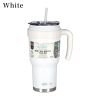 Steel Insulated Mugs i Break Reusable For Hot And Cold Drinks,Ldeal For Water,lced Tea,Coffee,Car Mugs Tumblers With Handle And Straw