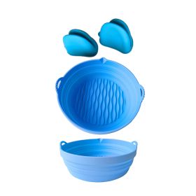 Air Fryer Accessories Reusable Air Fryer Silicone Liners (Type: Kitchen Supplies, Color: Blue)