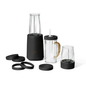 Personal Blender Set with 12 Pieces, 240 W (Color: Black Sesame)
