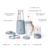 Personal Blender Set with 12 Pieces, 240 W