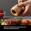 Mushroom Shaped Pepper Grinder Wooden Kitchen Grinding Tool