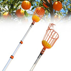12 FT Picker with Telescoping Extension Pole, Reach Aluminium Telescoping Pole (Main Color: Orange, Main Material: Aluminum)